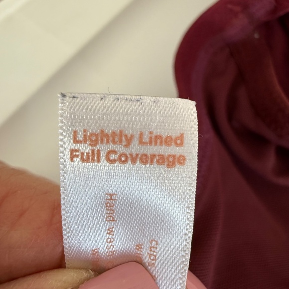 Cacique Lightly Lined Full Coverage Burgundy Bra Women's Size 44DDD - Picture 11 of 14